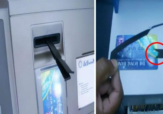 A box of money on the street: how ATMs are “opened” by skimmer cards and a video camera
